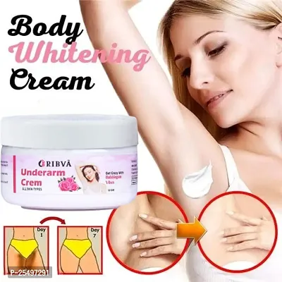 RIBVA Underarm and Neck Back Whitening Cream For Lightening  Brightening All Skin types (50 g) pack of-1