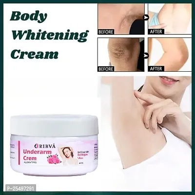 RIBVA Underarm and Neck Back Whitening Cream For Lightening  Brightening All Skin types (50 g) pack of-1-thumb2