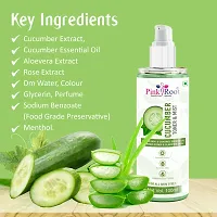 Natural Cucumber Toner  Mist 100Ml, Hydrating Pore Tightening Moisturizing Revitalising Face Spray Toner For All Skin Types, Natural, No Alcohol, Parabens  Sulphates (Pack Of 2)-thumb2