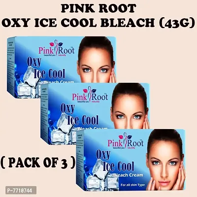 Pink Root Oxy Ice Cool Bleach Cream 50gm Pack Of 3-thumb0