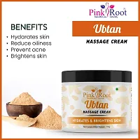 Pink Root Ubtan Cream With Massage Gel 100 gm Each Combo Pack-thumb1