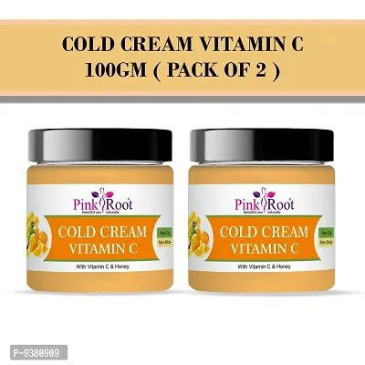 Pink Root Vitamin C Cold Cream 100gm, Pack of 2