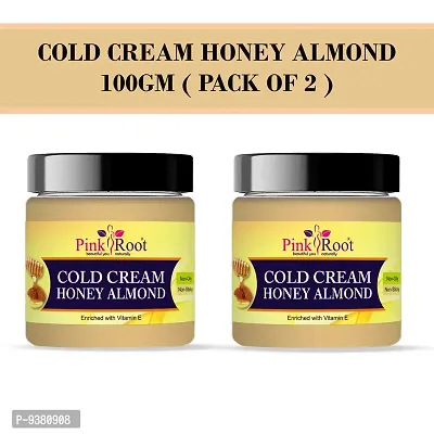 Pink Root Honey Almond Cold Cream 100gm, Pack of 2