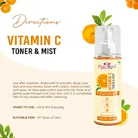 Natural Vitamin C Skin Mist Toner With Lemon Essential Oil, Orange Essential Oil  Aloe Vera Extracts - For All Skin Types - No Parabens, Silicones, Mineral Oil  Sulphates - 100Ml (Pack Of 2)-thumb3