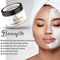 Pinkroot Detan Face Mask (100G) Cream Mask Skin Brightening Ubtan Face Pack For Glowing Skin,Tan Removal, Whitening, Depigmentation, Oil Control, Acne And Fairness, Pollution Removing-thumb1