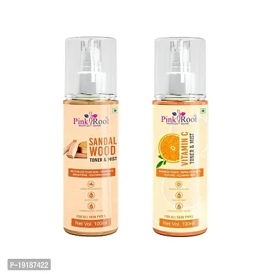 Natural Sandalwood  Vitamin C Toner  Mist (Pack Of 2)