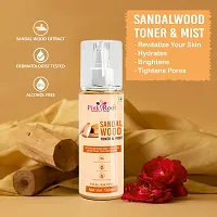 Natural Sandalwood Toner  Mist 100Ml, Sandalwood Face Toner For Open Pores Tightening  Dirt Remover (Pack Of 2)-thumb1