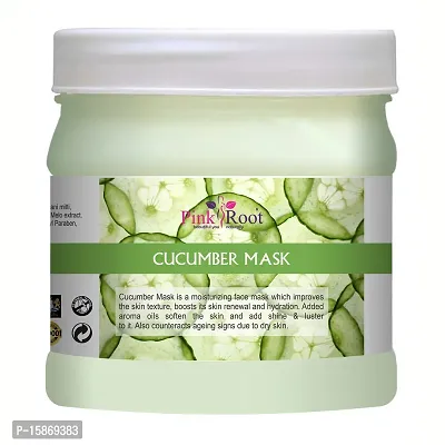 Pinkroot Cucumber Mask Enriched With Cucumber Extract (500 ML) Provides Soothness To Skin, Acne Free Skin, Removes Dirt, Gives Hydration-thumb2