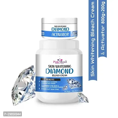 Pink Root Skin Whitening Diamond Bleach Cream 1000gm