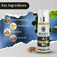 Mister Beard Castor Oil 100ml | 100% Pure Castor Oil, Cold Pressed, To Support Hair Growth Hair Oil-thumb2