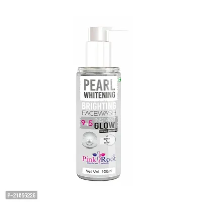 Natural Pearl Whitening Face Wash 100Ml - Deep Cleansing Skin Whitening Facial Foam, Face Wash, For All Skin Types Face Wash