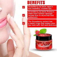 Pink Root Strawberry Lip Balm For Dry Damaged And Chapped Lips- 12Ml-thumb1