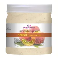 Pink Root Apricot Exfoliating Face And Body Scrub Radiance And Glow, Deep Cleansing, Cleansing, Moisturization And Nourishment, Skin Whitening 500Gm-thumb1