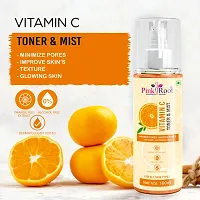 Natural Vitamin C Skin Mist Toner With Lemon Essential Oil, Orange Essential Oil  Aloe Vera Extracts - For All Skin Types - No Parabens, Silicones, Mineral Oil  Sulphates - 100Ml (Pack Of 2)-thumb1