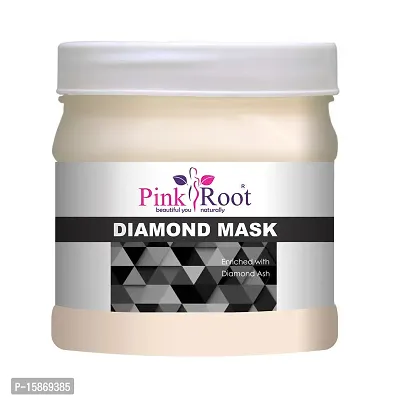 Pinkroot Diamond Face And Body Mask |Skin Whitening, Tightening And Dark Spot Removal Face Mask (500 ML)-thumb0