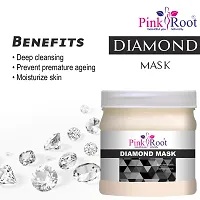 Pinkroot Diamond Face And Body Mask |Skin Whitening, Tightening And Dark Spot Removal Face Mask (500 ML)-thumb3