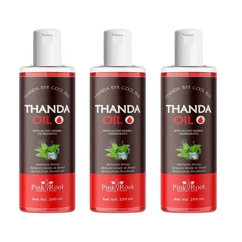 Natural Herbal Thanda Cool And Refreshing Hair Oil