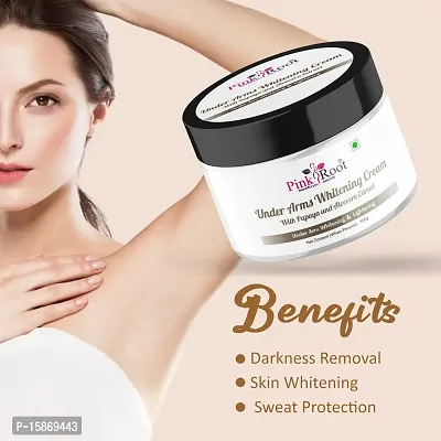 Pinkroot Dark Underarm Whitening Cream - Moisturizing, Hydrating, Whitening, Brightening (100 ML)-thumb2