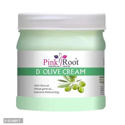 Pink Root DOlive Cream Massage Cream with Olive Oil Wheat germ Oil 500ml-thumb0