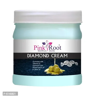 Pink Root Diamond Cream Enriched with Vitamin E, Diamond ash, Wheat germ oil and Olive oil 500ml