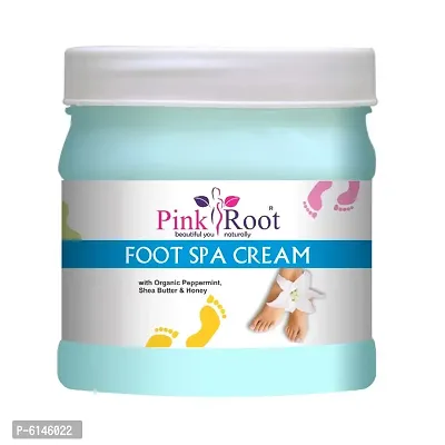 Pink Root Foot Spa Cream with Organic Peppermint, Shea Butter and Honey 500ml