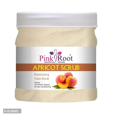 Pink Root Apricot Scrub Exfoliating Face Scrub Apricot and Peach Extract for Skin Conditioning 500ml