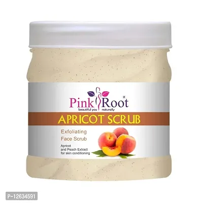 Pink Root Apricot Exfoliating Face  Body Scrub 500ml-thumb0