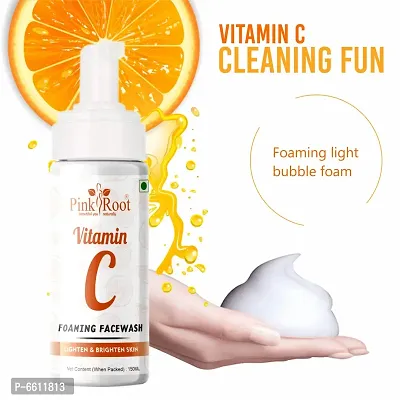 Pink Root Vitamin C Foaming Face Wash 150ml-thumb4