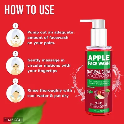 Pink Root Apple Oil Balancing Face Wash 100ml-thumb4