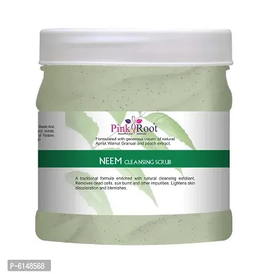 Pink Root Neem Scrub Cleansing Scrub Enriched with Natural Cleansing Exfoliant 500ml-thumb2