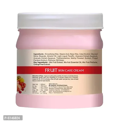 Pink Root Fruit Cream Skin Care Cream Enriched with Orange peel extract 500ml-thumb3