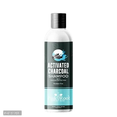 Pink Root Activated Charcoal Shampoo (200+50)ml-thumb5