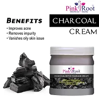 Pink Root Charcoal Detox Massage Cream Effectively Firms Delicate Skin with Dual Power of anti-aging Retional and Charcoal 500ml-thumb1