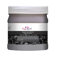 Pink Root Charcoal Detox Massage Cream Effectively Firms Delicate Skin with Dual Power of anti-aging Retional and Charcoal 500ml-thumb2
