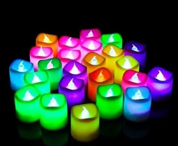 Flameless tea light Diwali decorations pack of 36