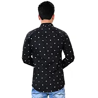 Stylish Fashionable Cotton Blended Printed Casual Shirts For Men-thumb1