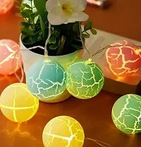 16 LED Crack Pastel Ball Indoor String Lights for Baby Kids Room Birthday Home Decoration-thumb1