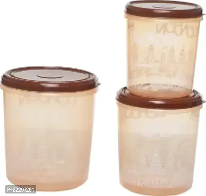 Stylish Plastic Container Pack Of 3-thumb0