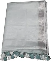 Beautiful Cotton Solid Saree For Women-thumb3