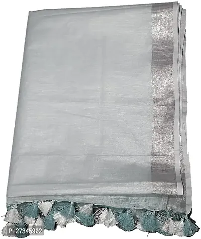 Beautiful Cotton Solid Saree For Women-thumb4