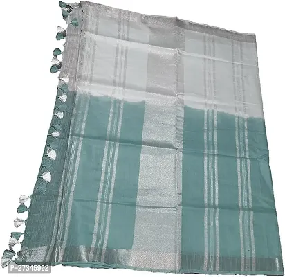 Beautiful Cotton Solid Saree For Women-thumb2