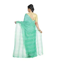 Stylish Blue Art Silk Cotton Saree without Blouse piece For Women-thumb2