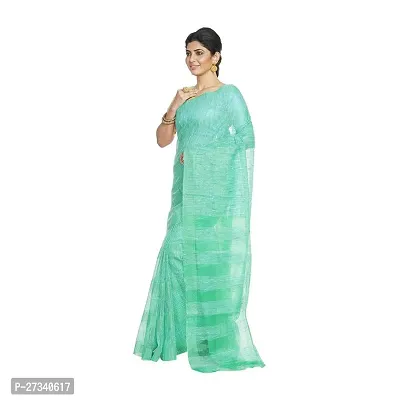 Stylish Blue Art Silk Cotton Saree without Blouse piece For Women-thumb2