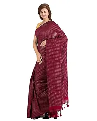 Stylish Brown Art Silk Saree without Blouse piece For Women-thumb2