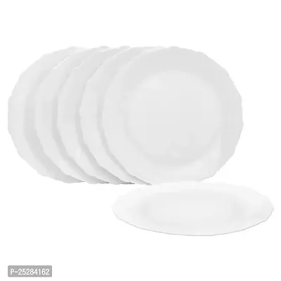 Lightweight, Eco-Friendly and Safe for Microwave, Freezer and Dishwasher, Small Plates for Snacks, Dessert Pack of 6-thumb0