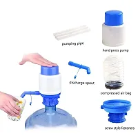 M Tech Plastic Manual Pump for Bottled Water Drinking (9 cm, Multicolour)-thumb2