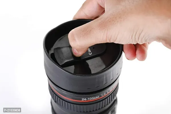 Garth Camera Lens Shaped Coffee Mug Flask with Lid | Steel Insulated Travel Mug | Tea Coffee Mugs with Leak Proof Lid for Gift idea-thumb4