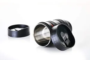 Garth Camera Lens Shaped Coffee Mug Flask with Lid | Steel Insulated Travel Mug | Tea Coffee Mugs with Leak Proof Lid for Gift idea-thumb1