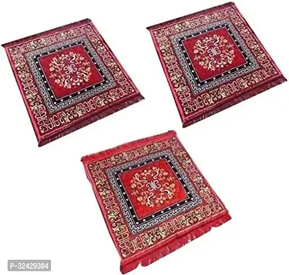 Designer Velvet Prayer Mat - Pack of 3-thumb0