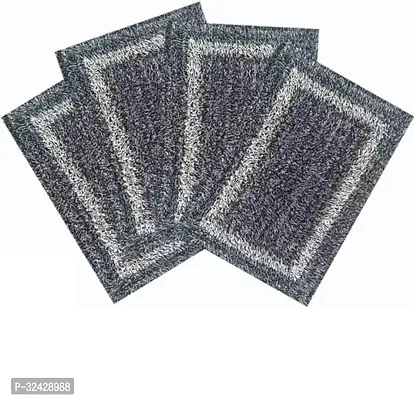 Designer Multicoloured Cotton Printed Door Mats pack of 4-thumb0